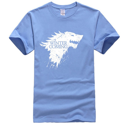 Stark cotton short sleeve Game of Thrones Men T-shirt