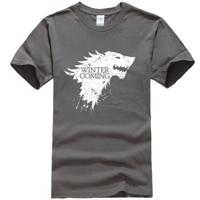 Stark cotton short sleeve Game of Thrones Men T-shirt