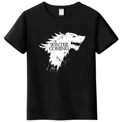 Stark cotton short sleeve Game of Thrones Men T-shirt