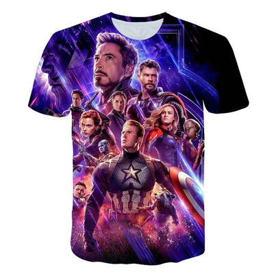 2019 New design t shirt men/women marvel Avengers Endgame 3D