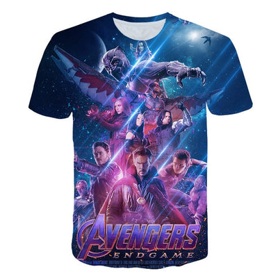 2019 New design t shirt men/women marvel Avengers Endgame 3D