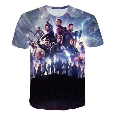 2019 New design t shirt men/women marvel Avengers Endgame 3D