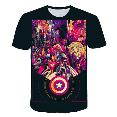 2019 New design t shirt men/women marvel Avengers Endgame 3D