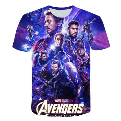 2019 New design t shirt men/women marvel Avengers Endgame 3D